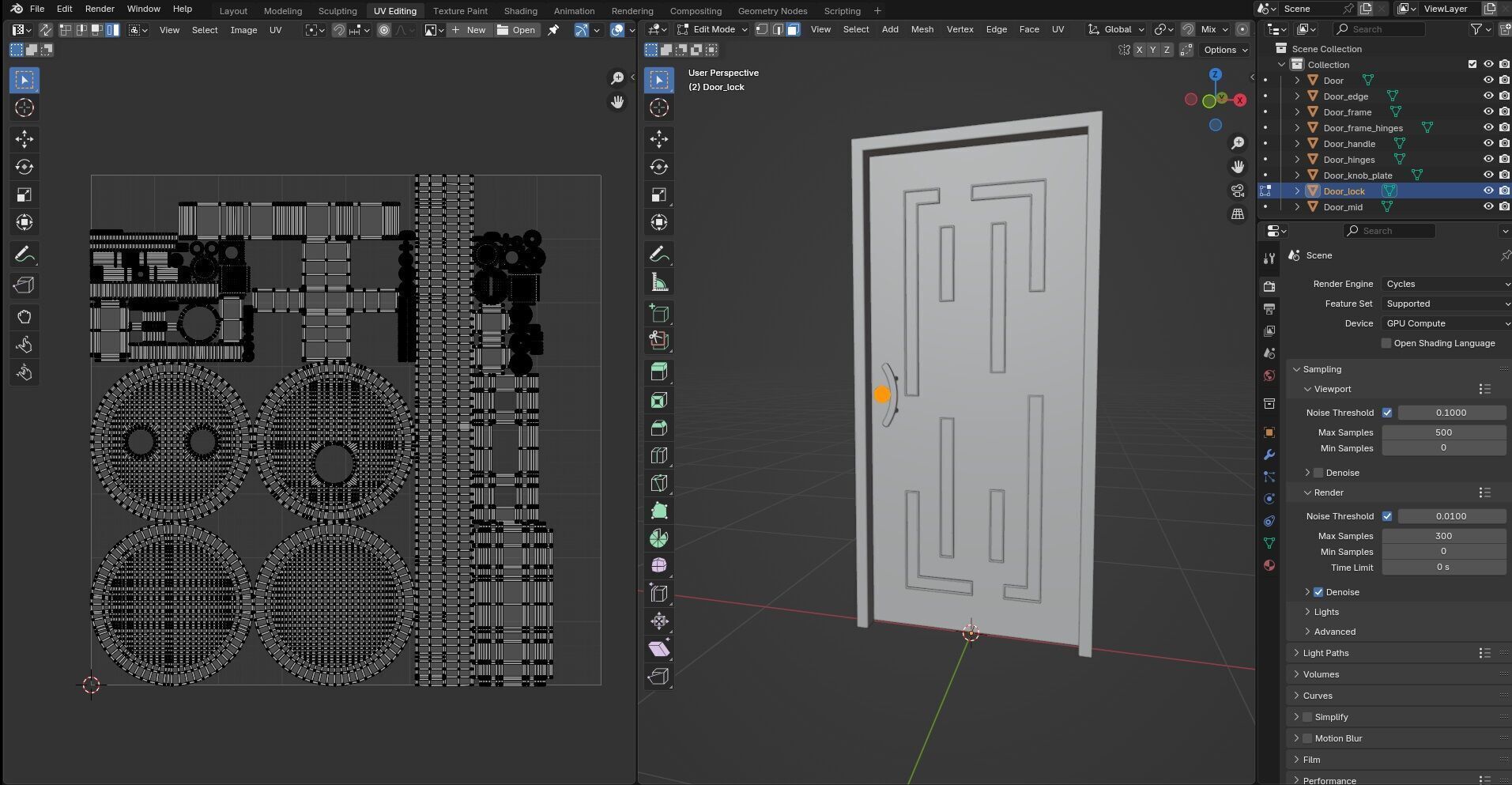 Door CG20 3D model_16