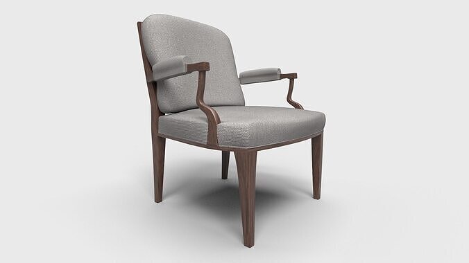Chair Wooden CG1 3D model