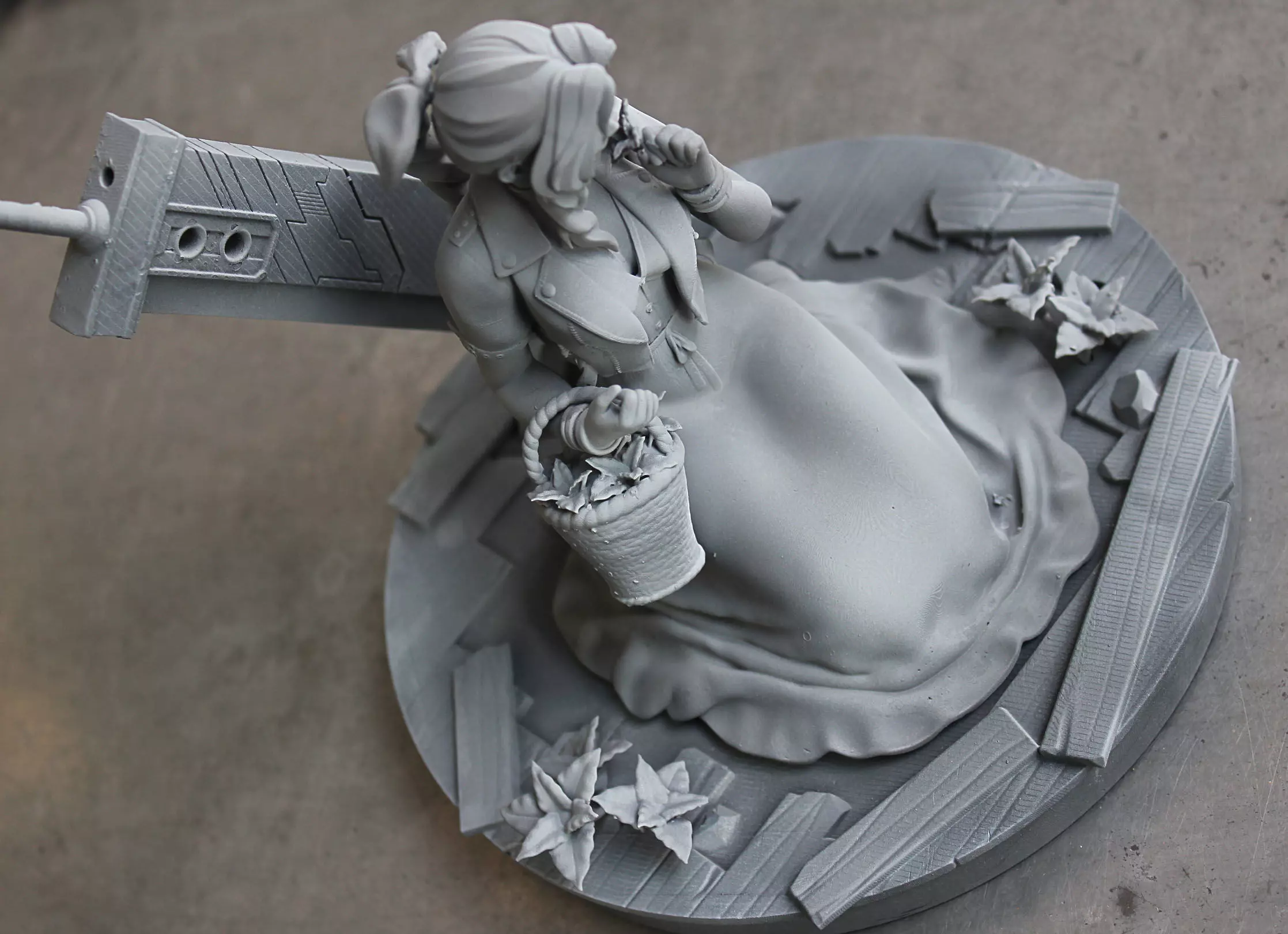 Aerith Version 1  - Final Fantasy 7 Remake 3D print model_0