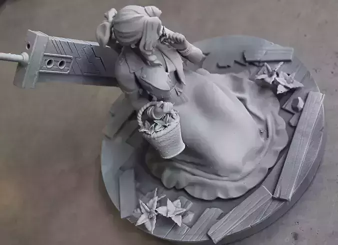 Aerith Version 1  - Final Fantasy 7 Remake 3D print model