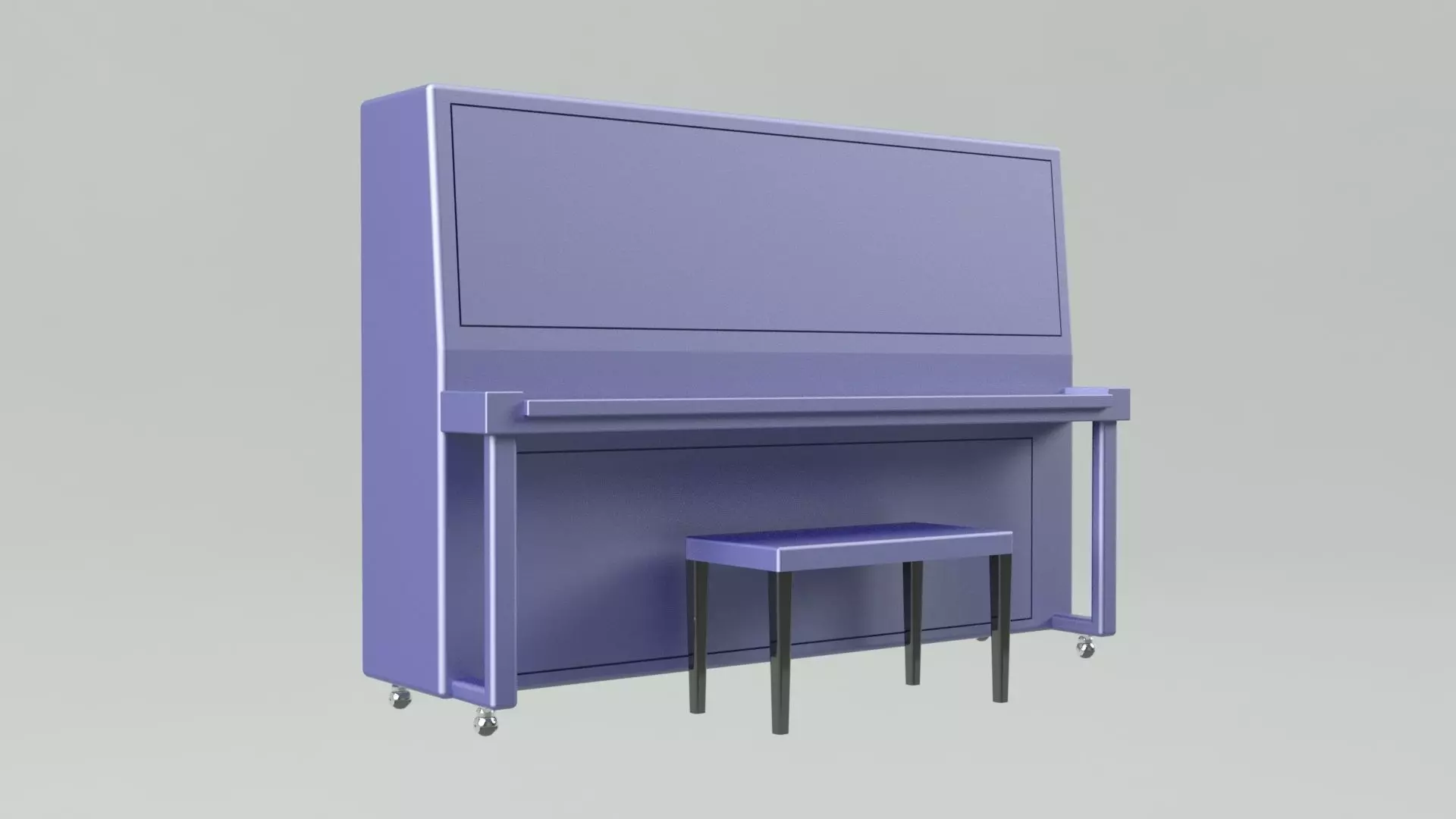 Piano A1 Free 3D model