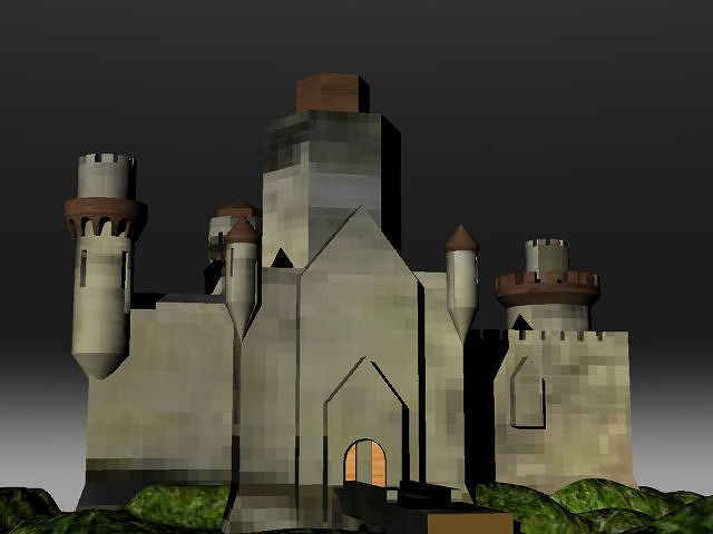 old Castle Free 3D print model