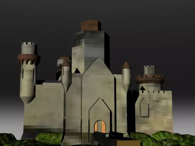 old Castle Free 3D print model