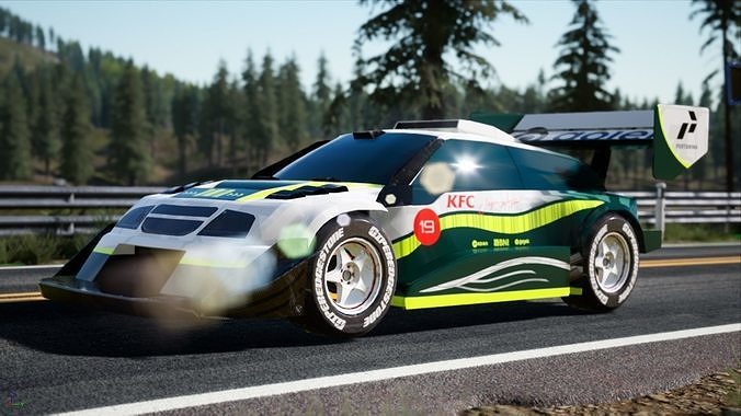 Escudo Grand Vitara Pikes Peak Gran Turismo Low-poly 3D model
