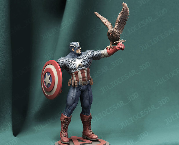 Captain America classic 3D print model