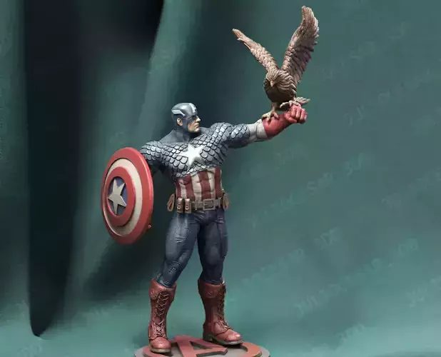 Captain America classic 3D print model