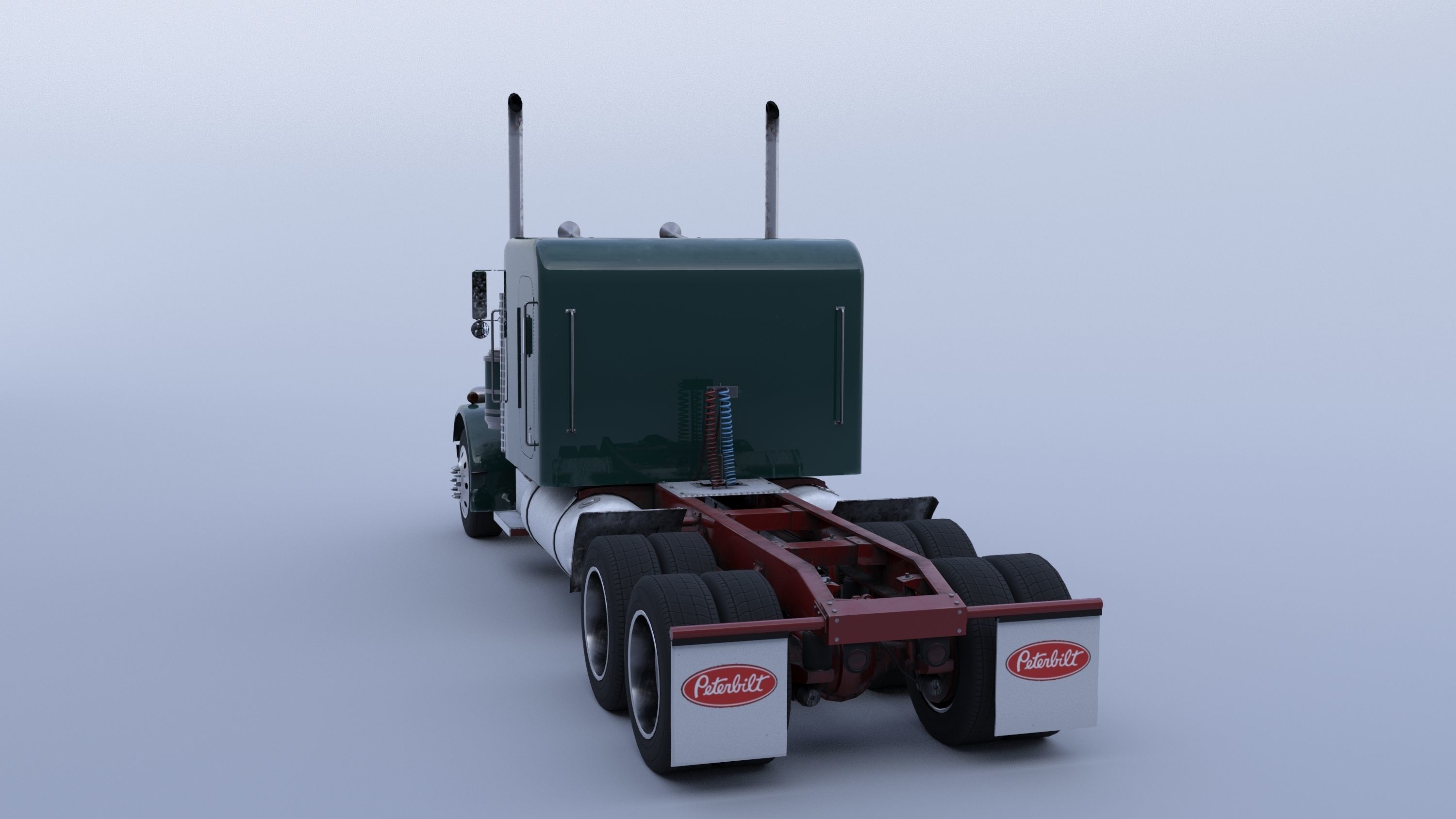 Peterbilt 359 3D model_4