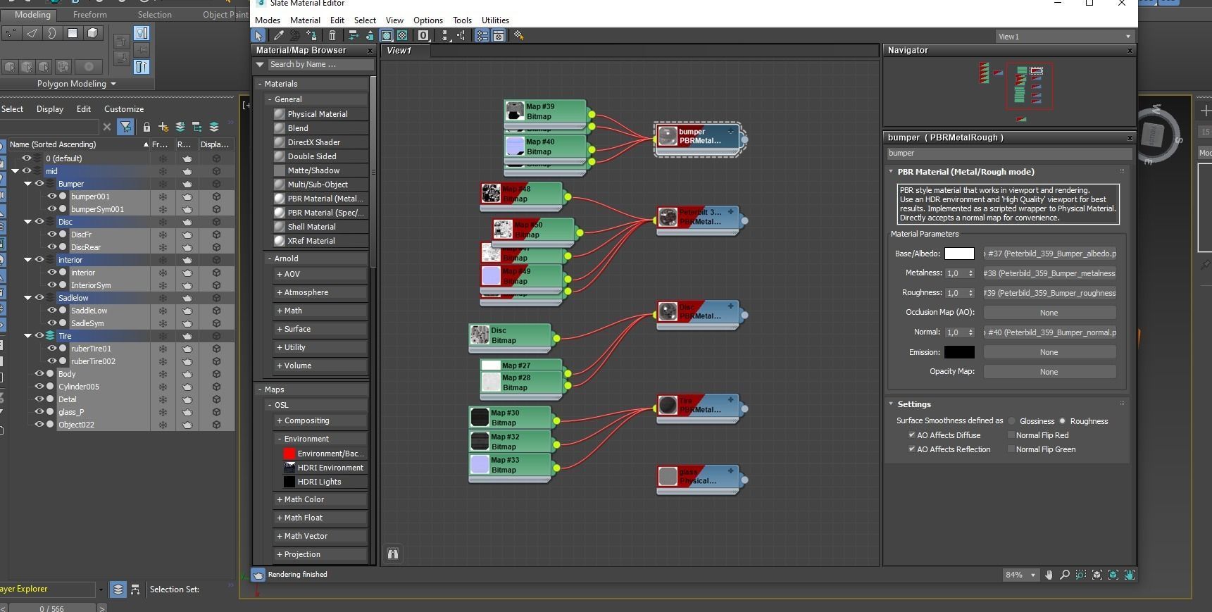 Peterbilt 359 3D model_9