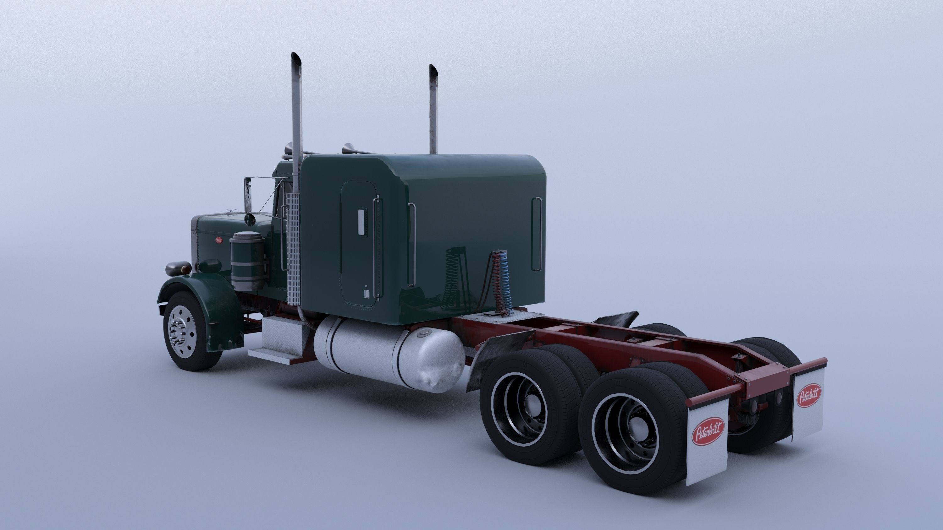 Peterbilt 359 3D model_5