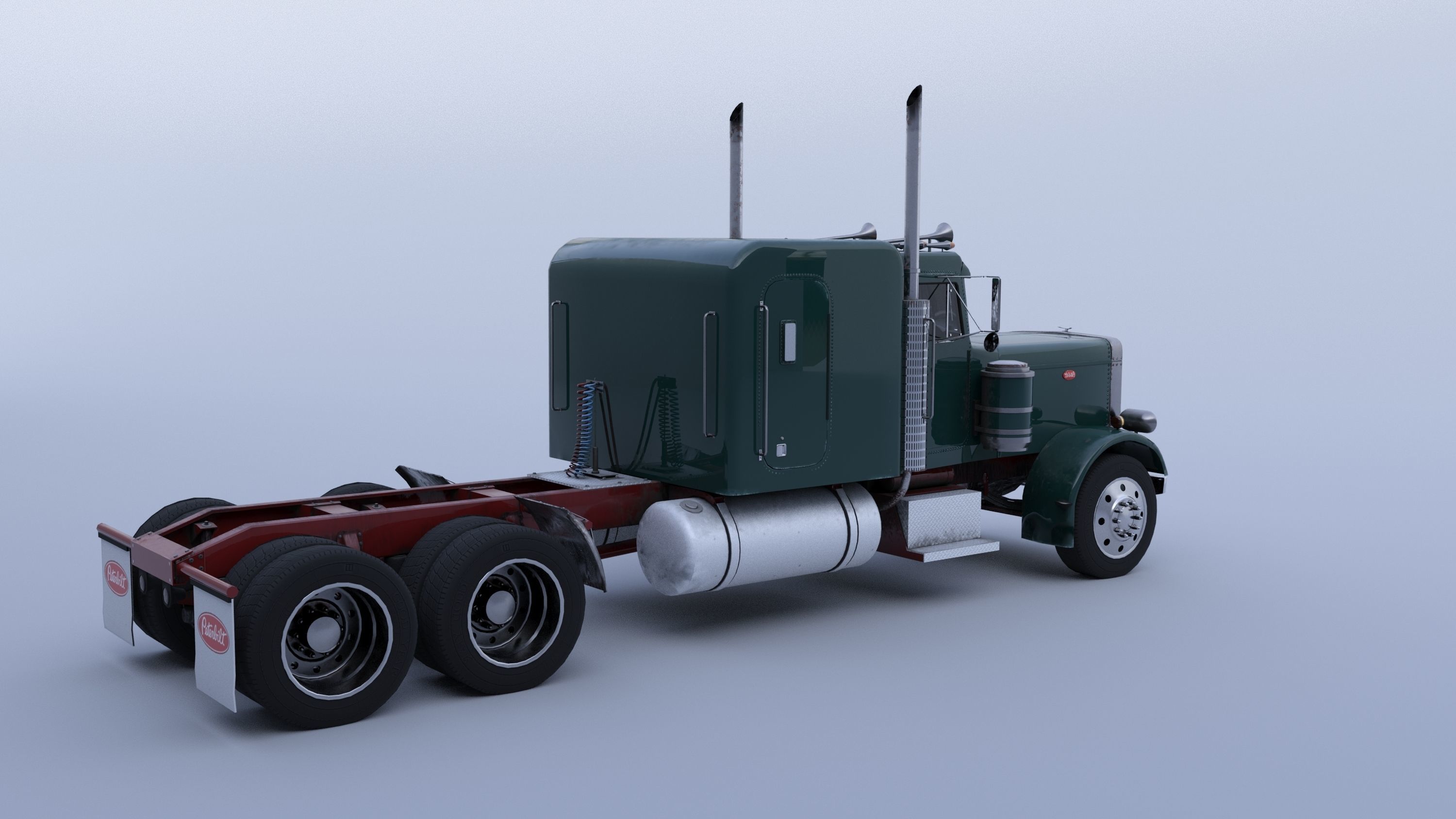 Peterbilt 359 3D model_3