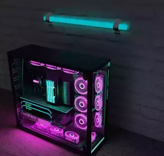 GAMING PC  COMPUTER  CPU Low-poly 3D model