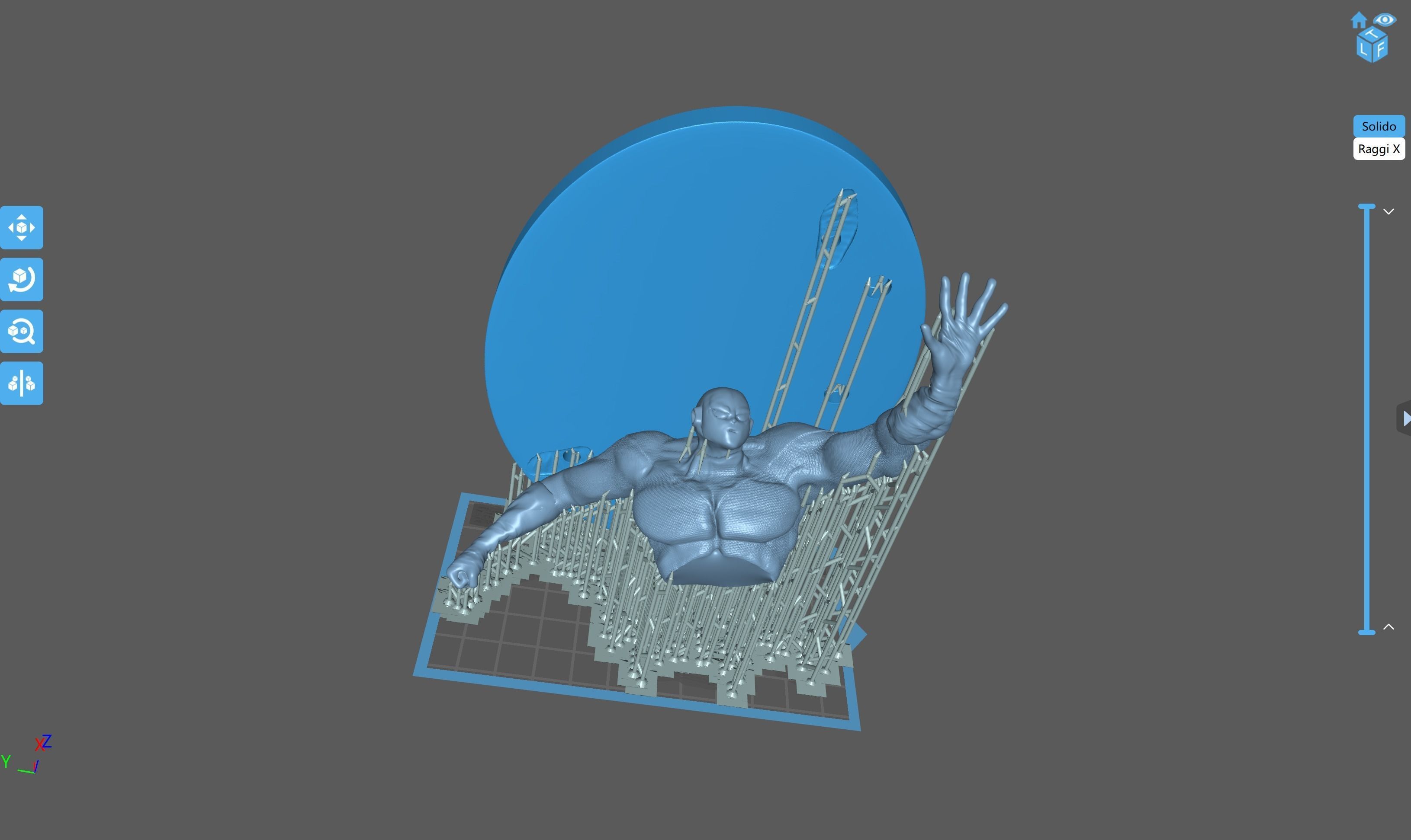 Jiren dragon ball super model for 3D Print 3D print model_2