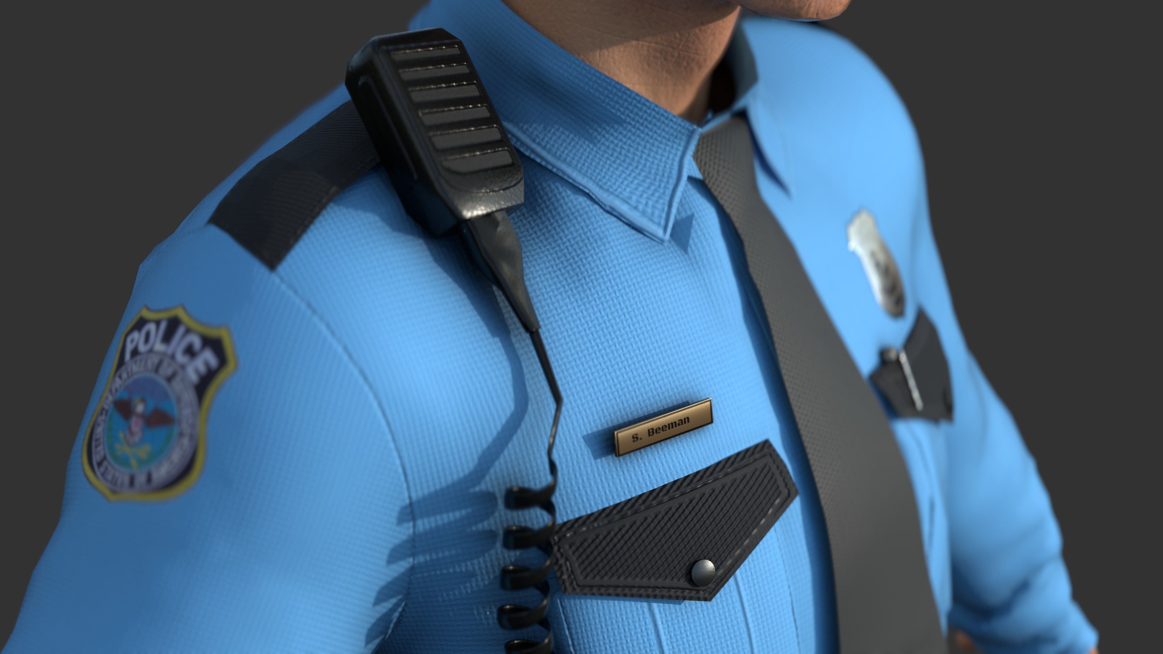 POLICE OFFICER 3D model_10