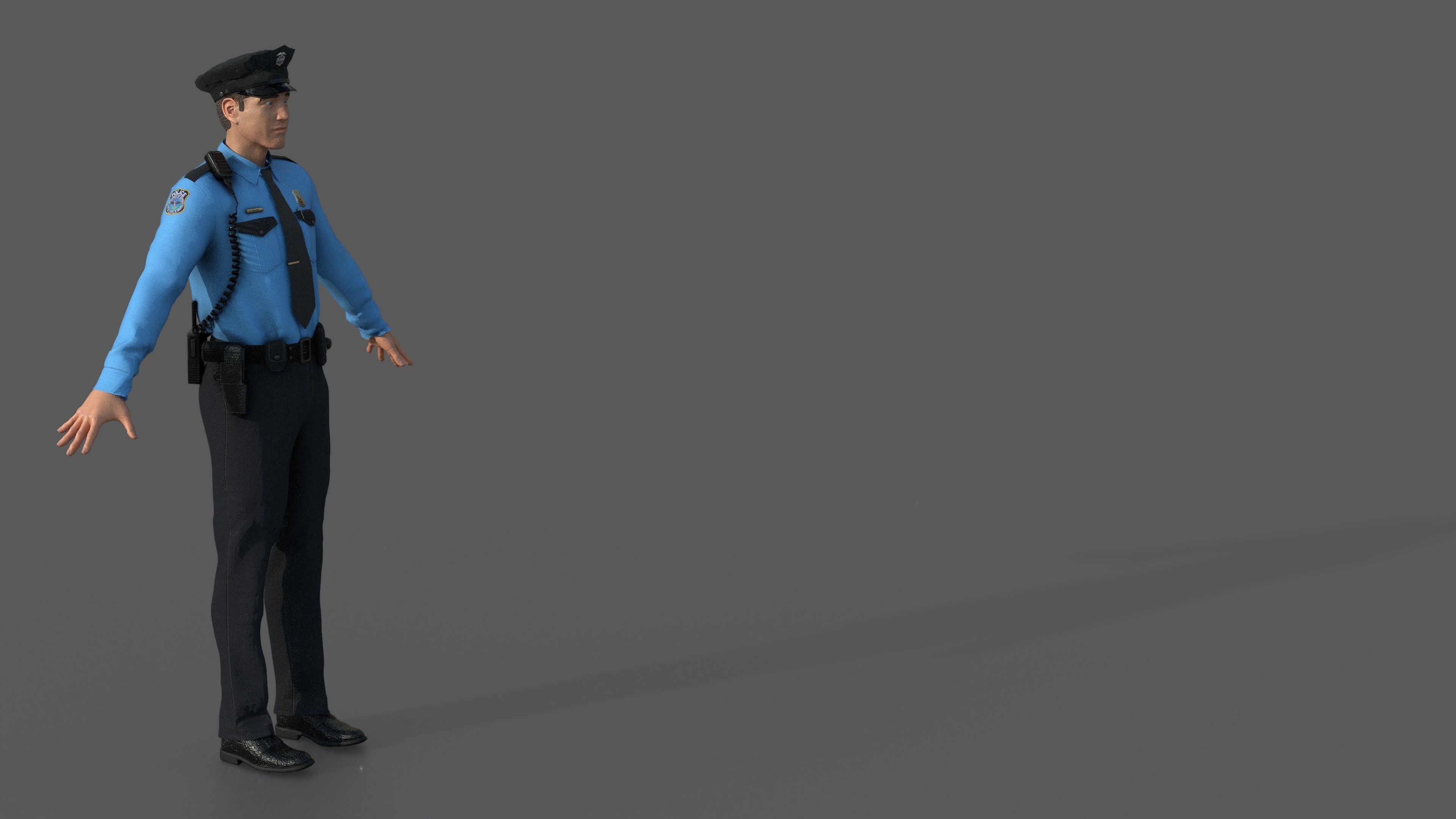 POLICE OFFICER 3D model_6