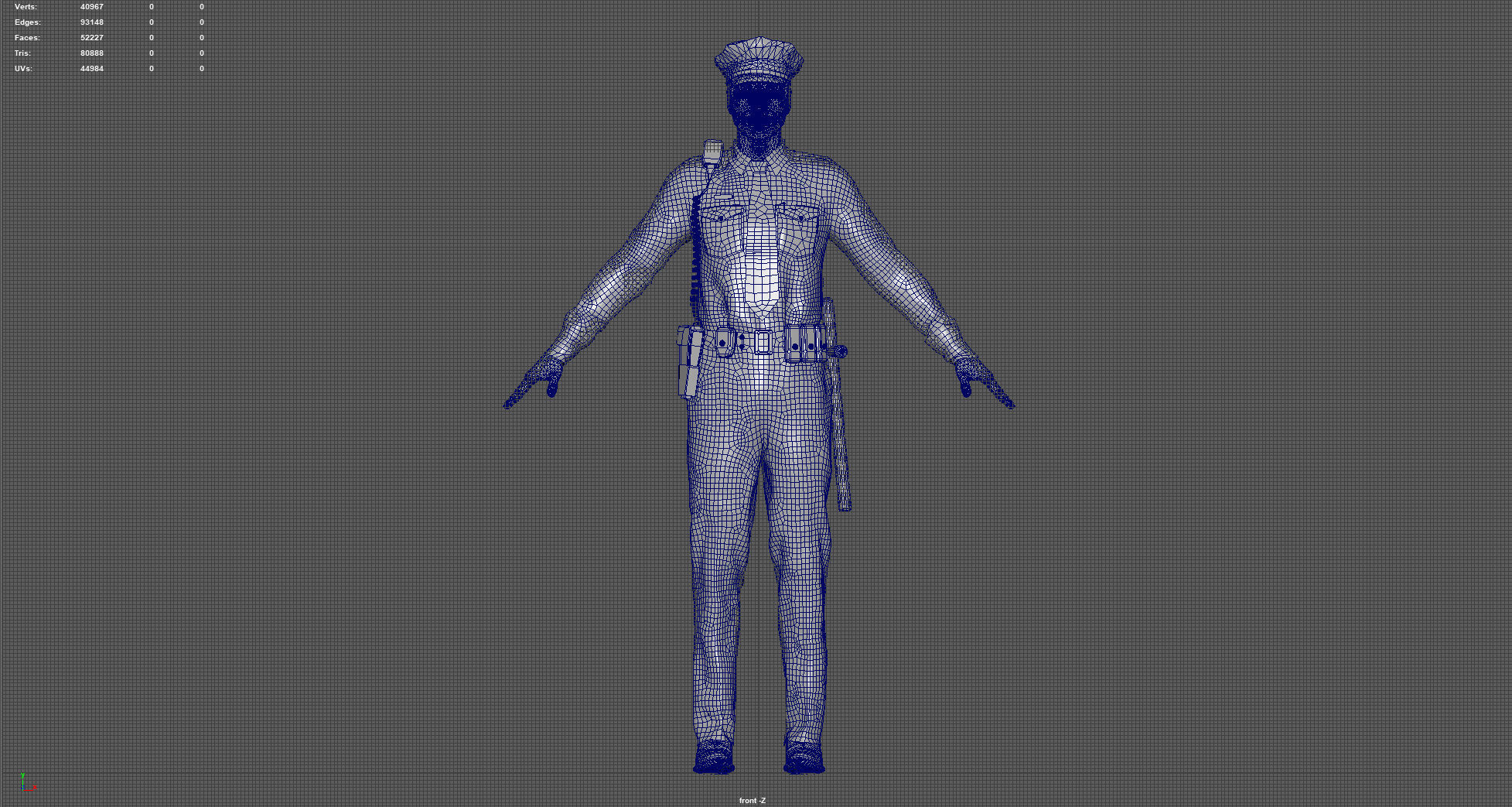 POLICE OFFICER 3D model_21