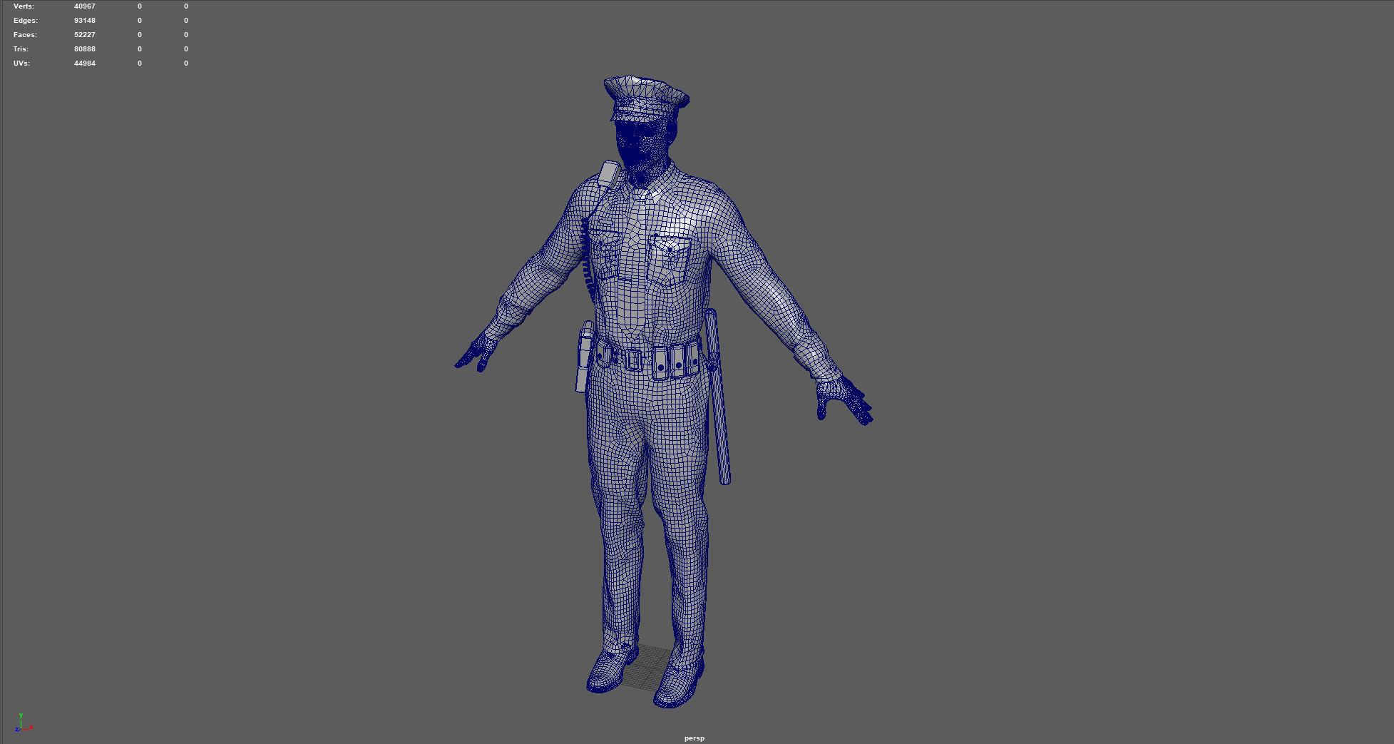 POLICE OFFICER 3D model_17