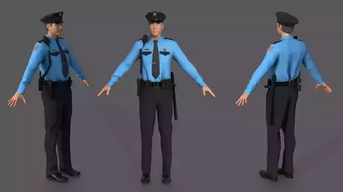 POLICE OFFICER 3D model