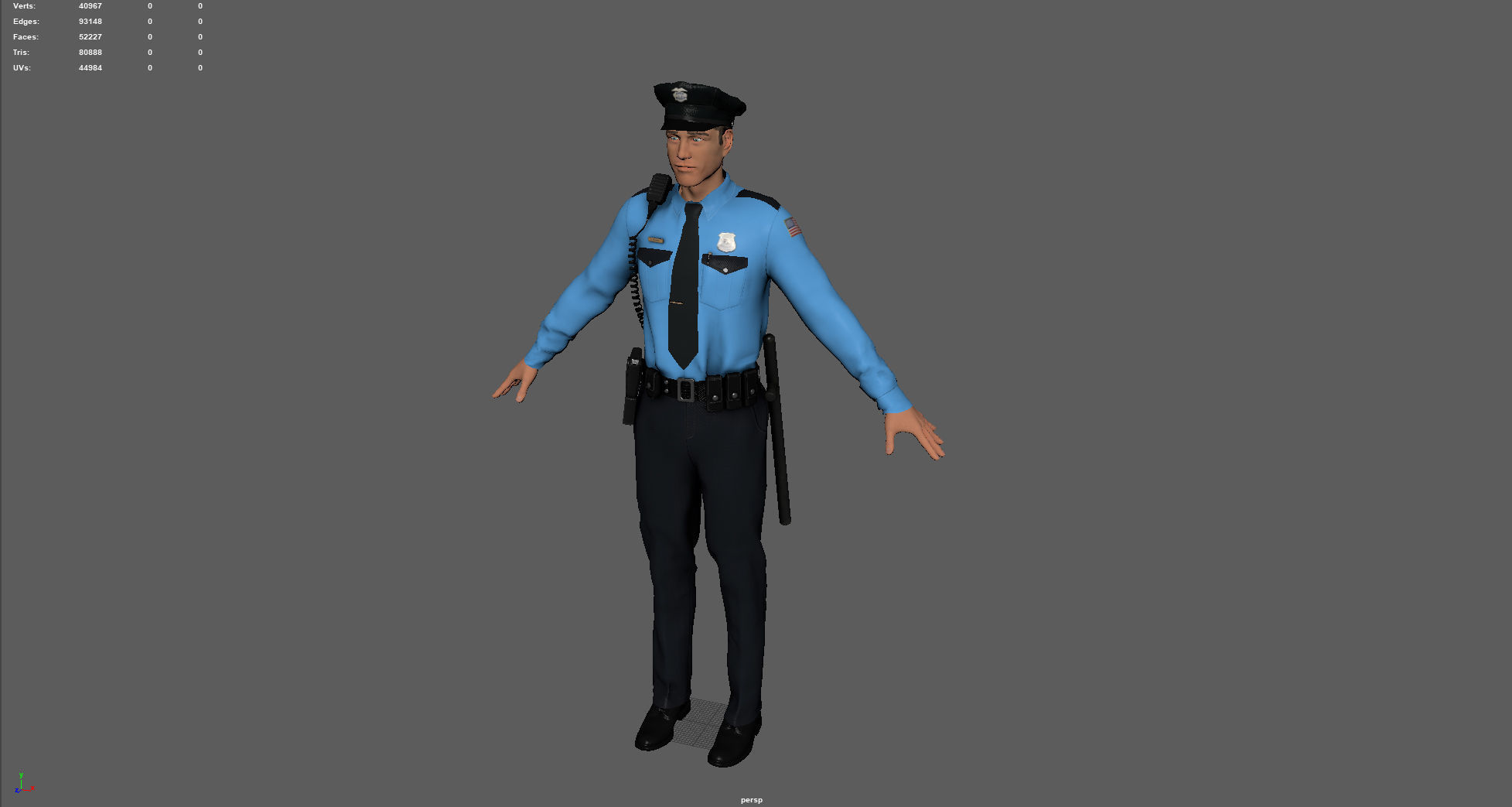 POLICE OFFICER 3D model_15