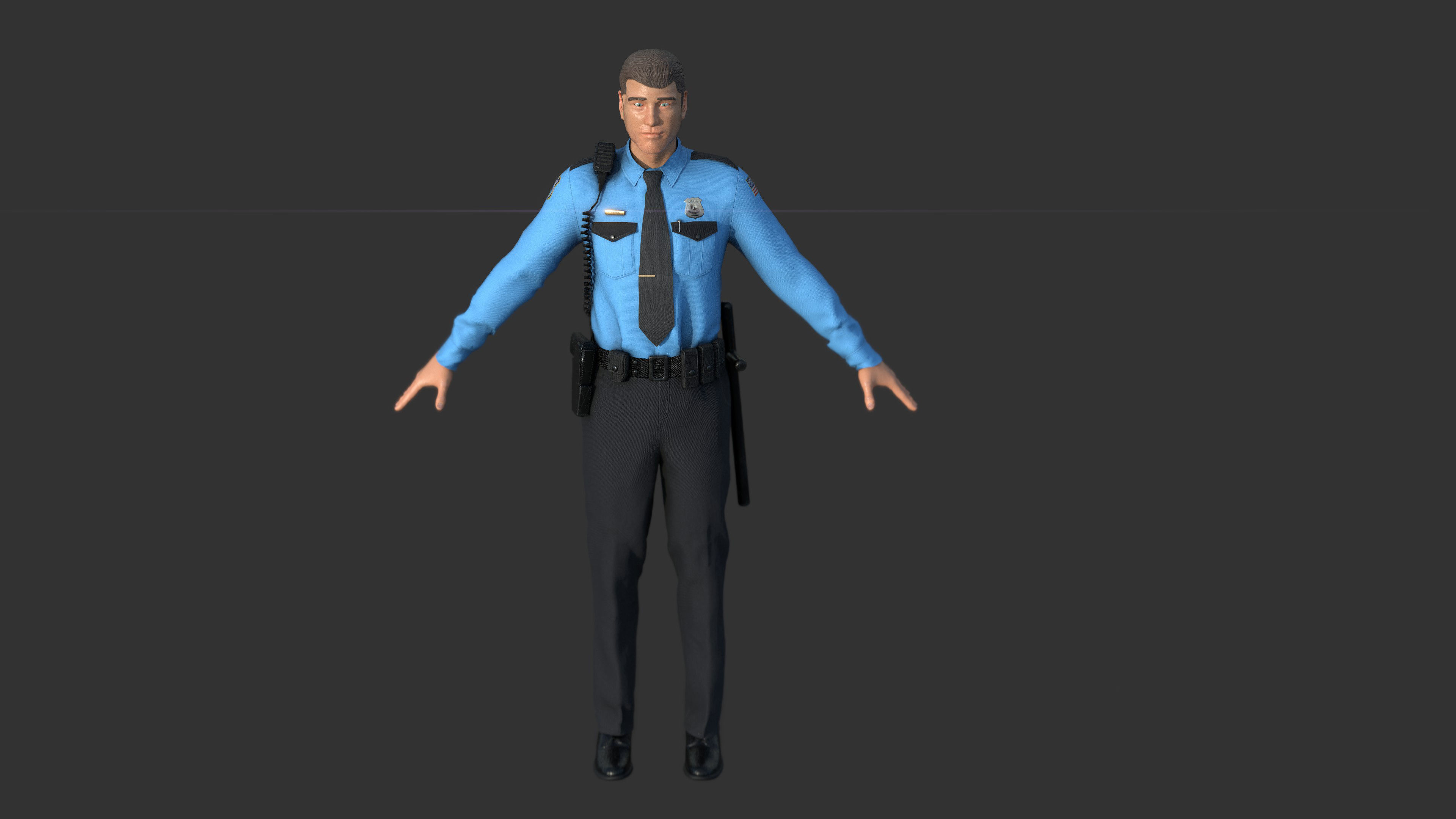POLICE OFFICER 3D model_3