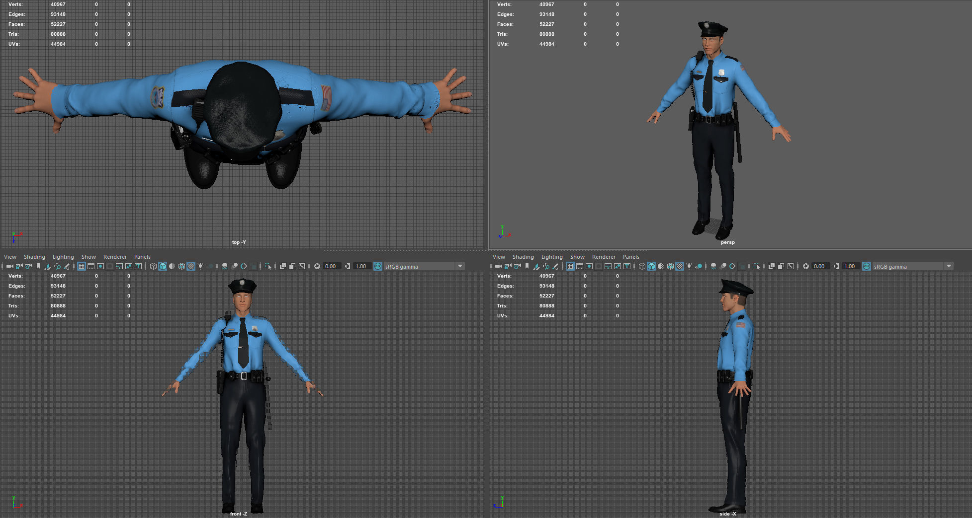 POLICE OFFICER 3D model_18