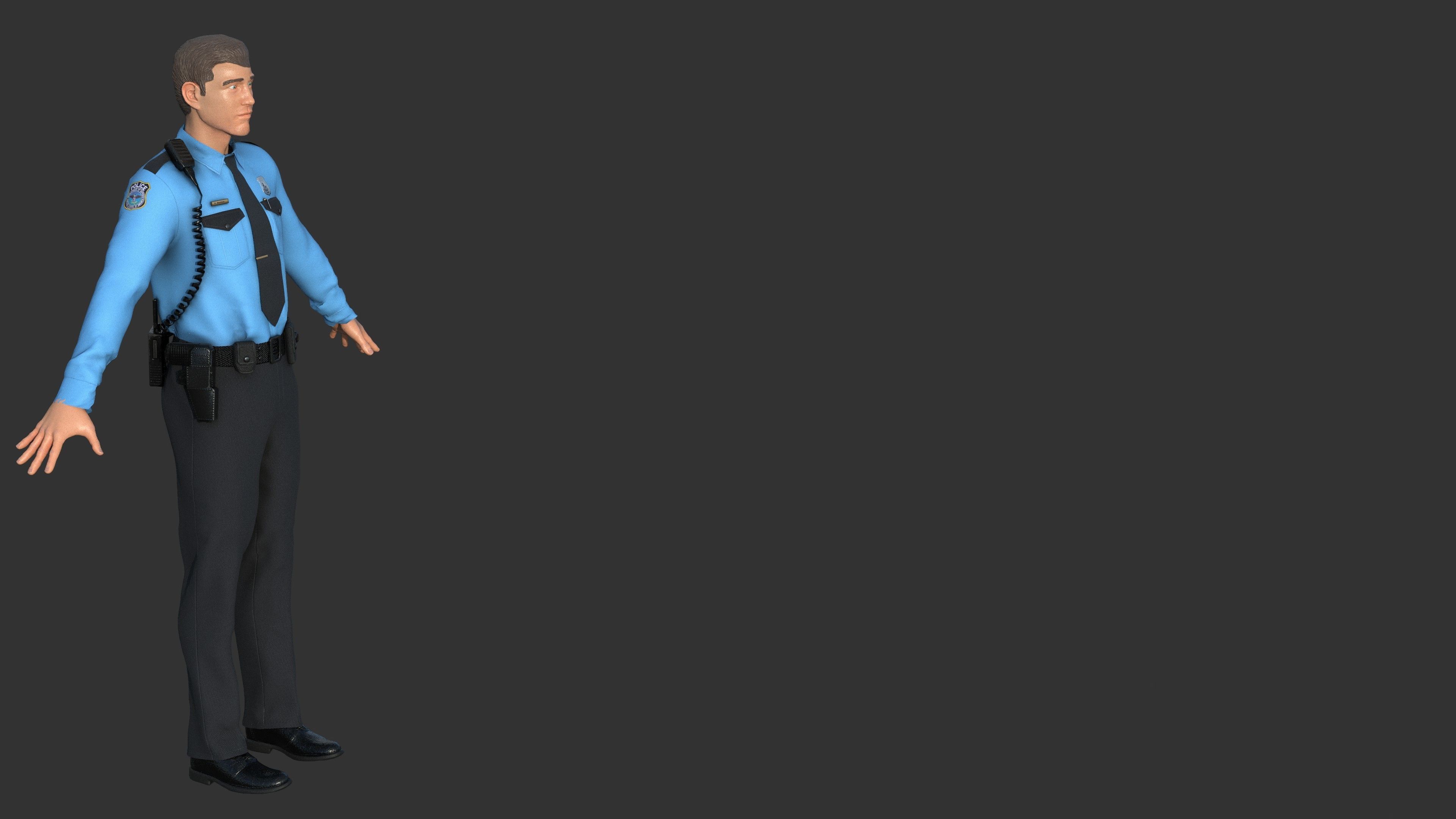 POLICE OFFICER 3D model_5