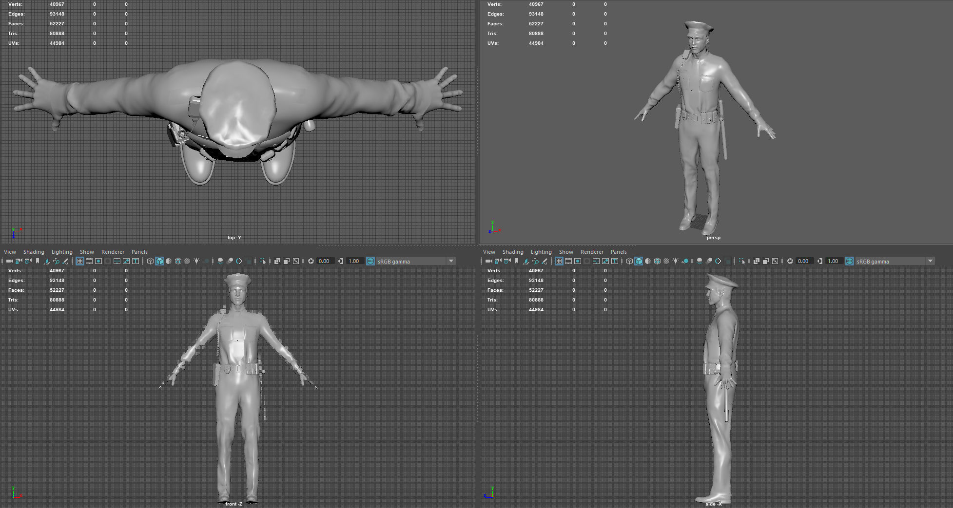 POLICE OFFICER 3D model_19