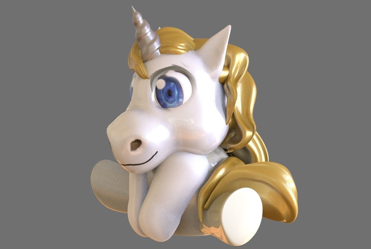 Baby Unicorn 3D print model_3