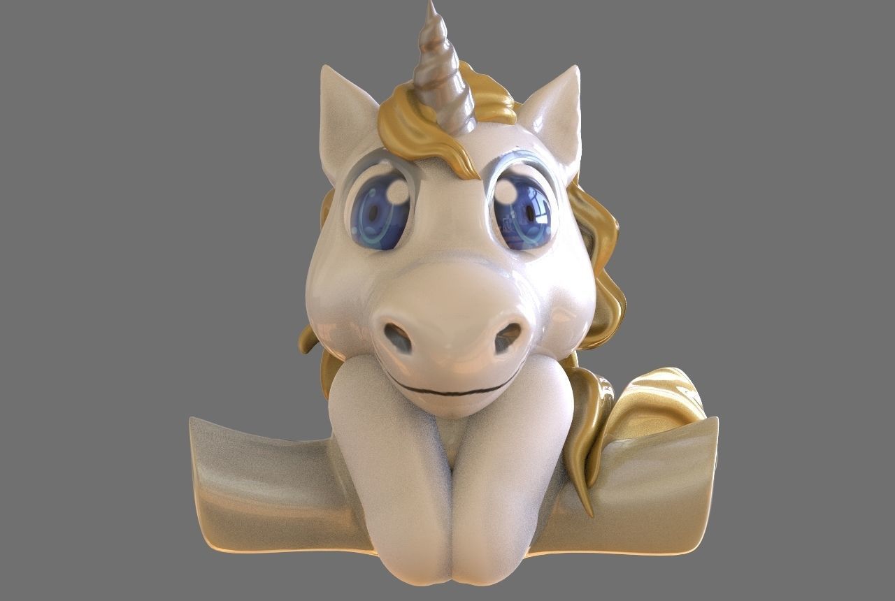 Baby Unicorn 3D print model_2