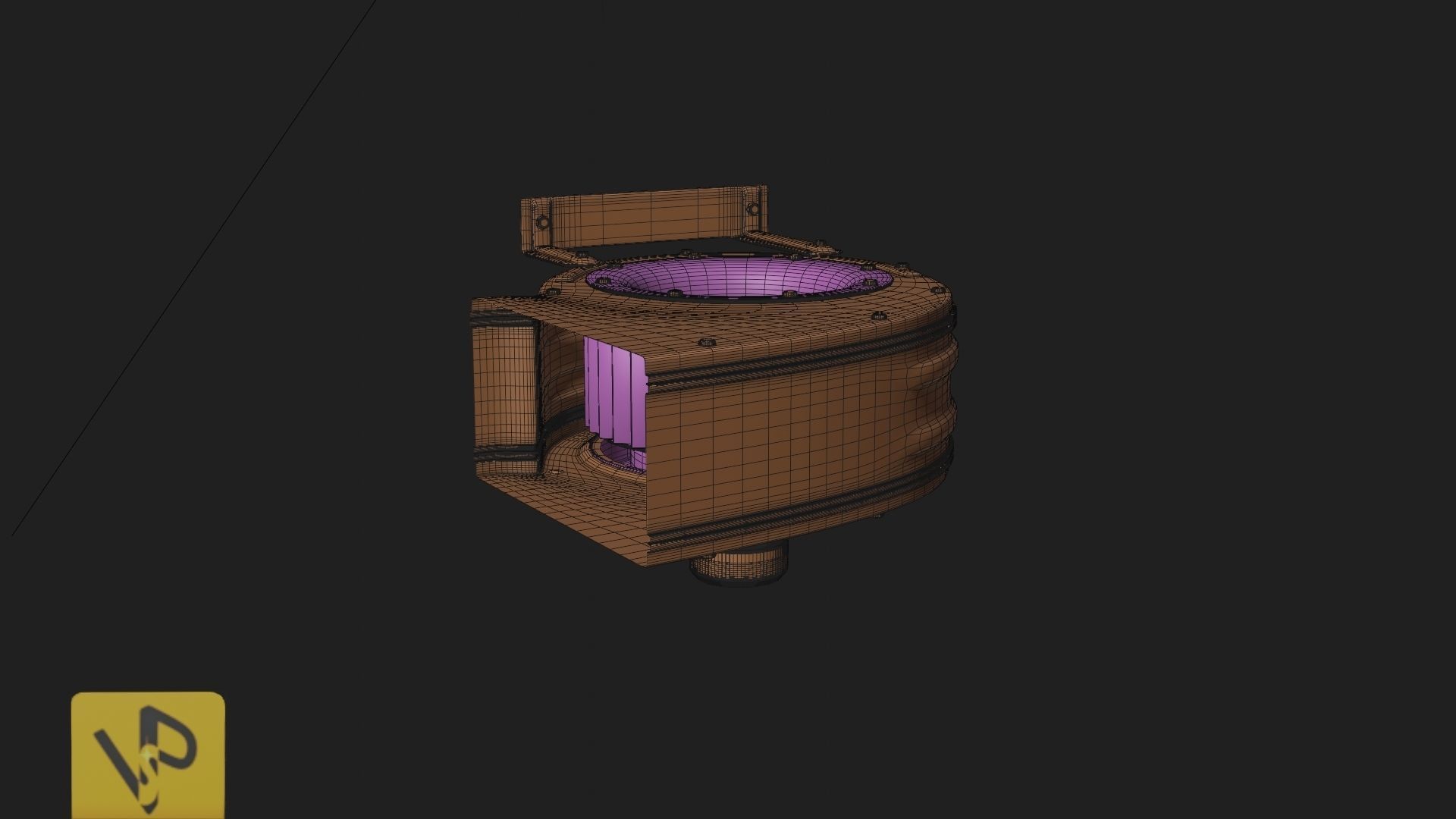 Ventilation system 3D model_2