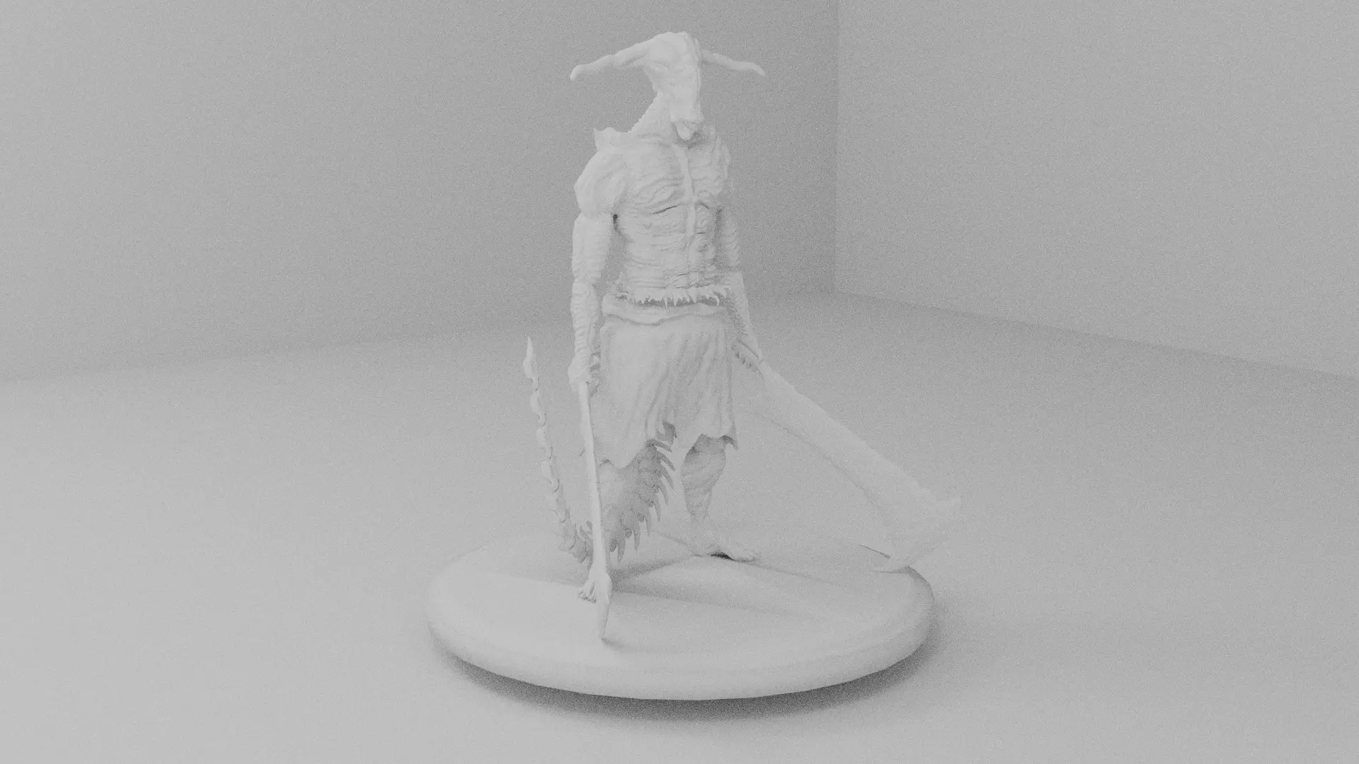 Capra Demon for 3D Printing 3D print model_0