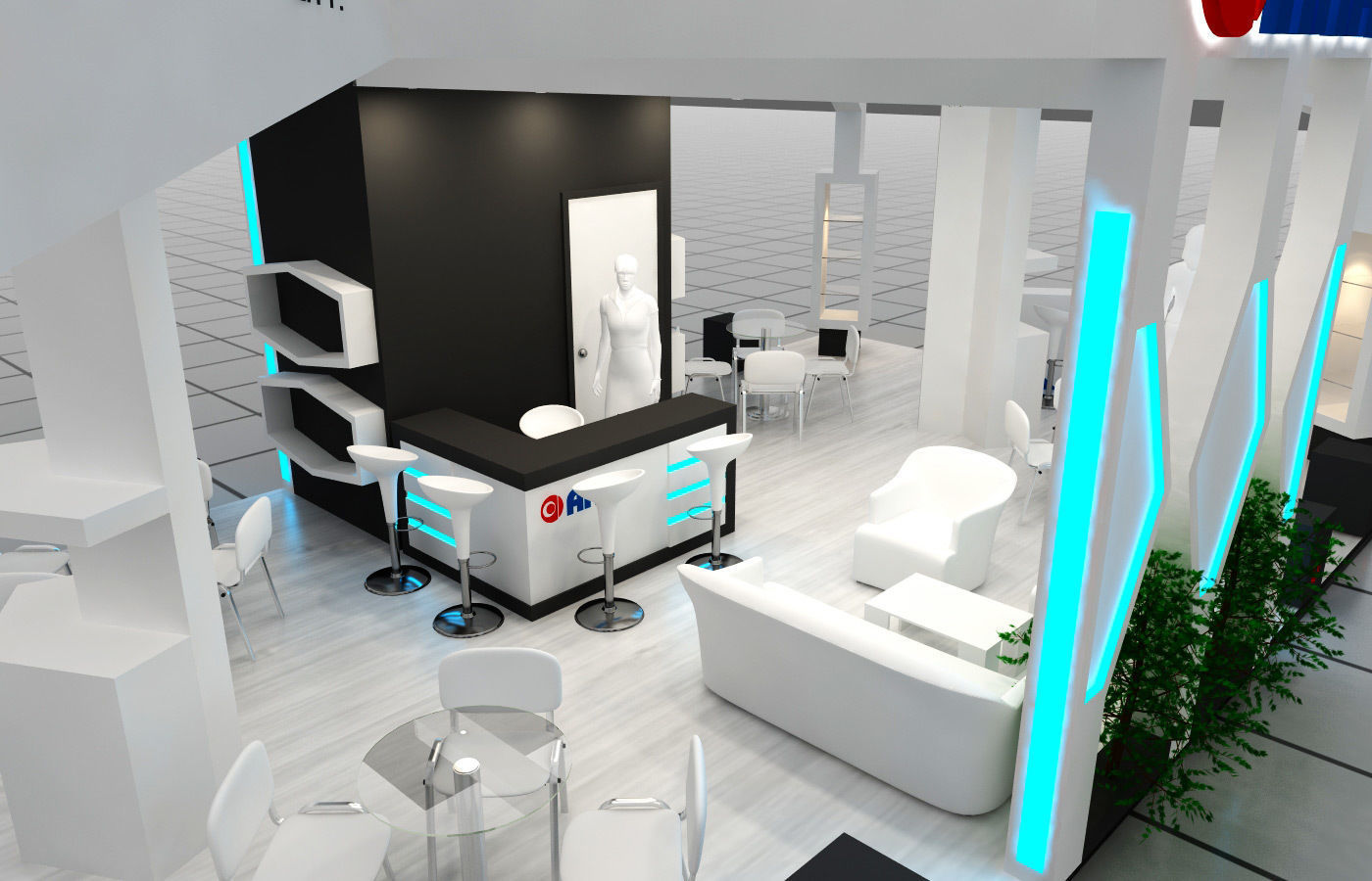 Exhibition Stand - ST0026 3D model_3