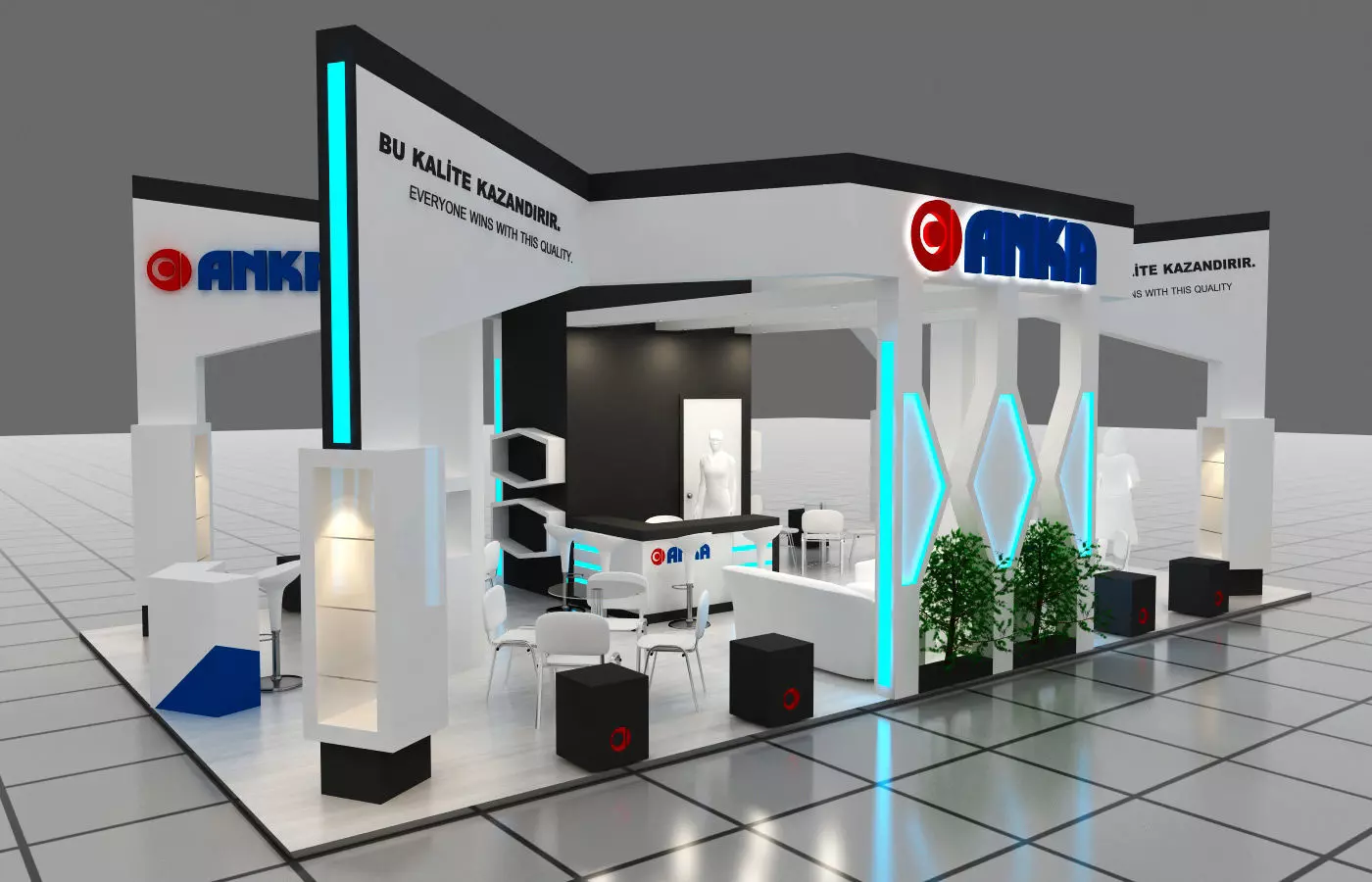 Exhibition Stand - ST0026 3D model_0
