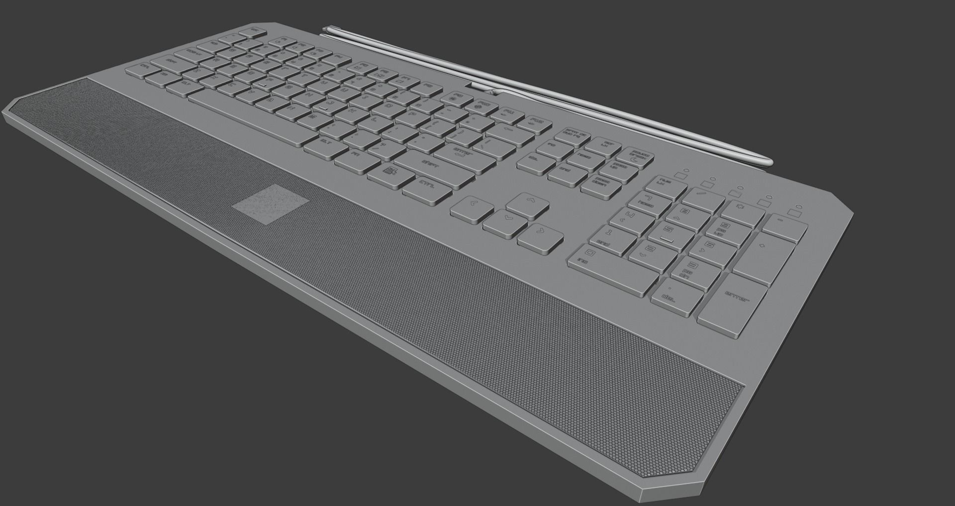 Razer DeathStalker Keyboard 3D model_6