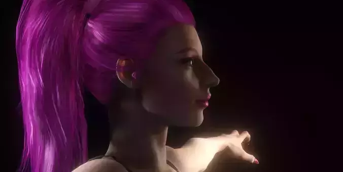 Lady Gaga 3D model
