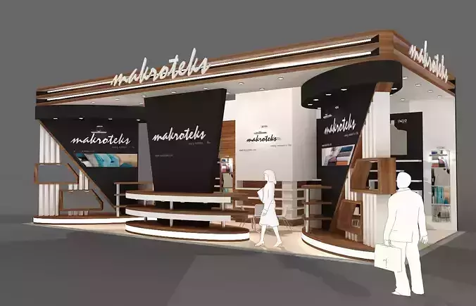 Exhibition stand - ST0029 3D model