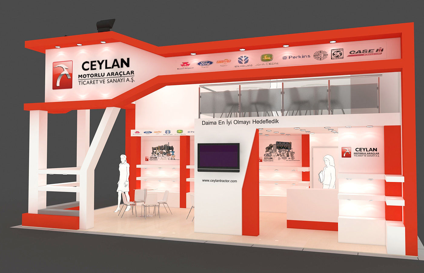 Exhibition Stand - ST0030 3D model_1