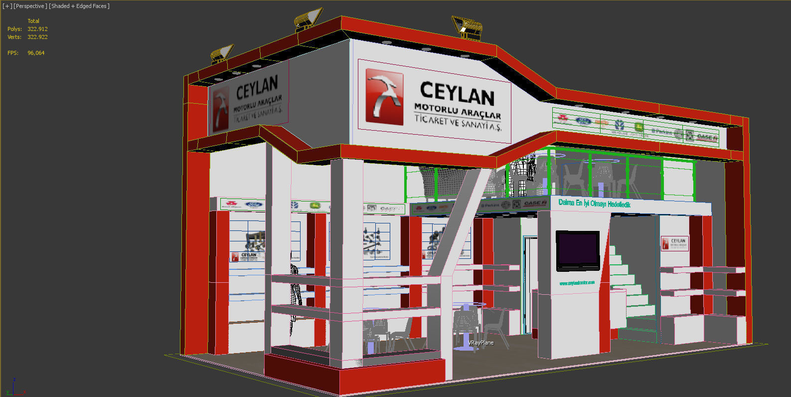 Exhibition Stand - ST0030 3D model_6
