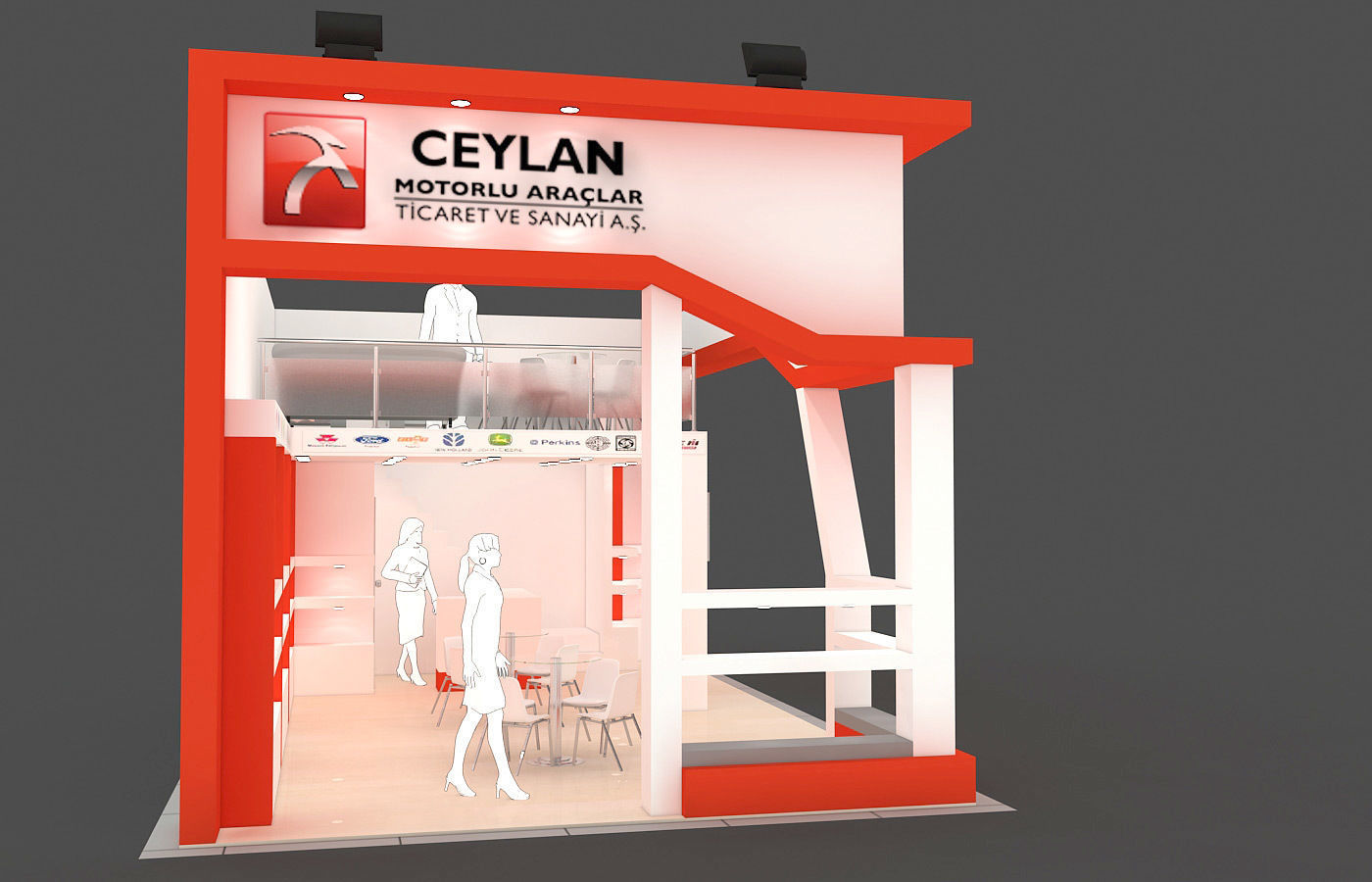 Exhibition Stand - ST0030 3D model_2