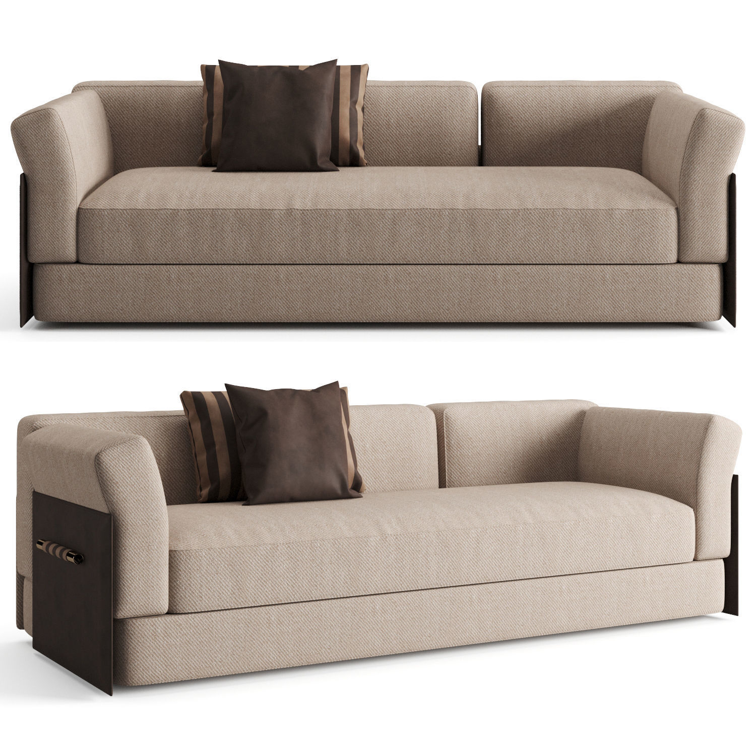Fendi Casa Benson Tailor Sofa 3D model CGTrader