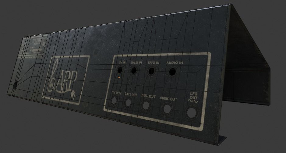 ARP Little Brother Vintage Synthesizer 3D model_46