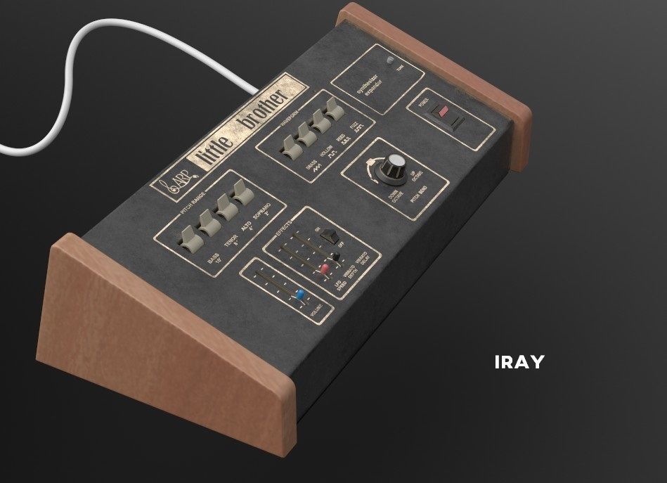 ARP Little Brother Vintage Synthesizer 3D model_26