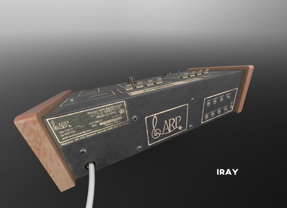 ARP Little Brother Vintage Synthesizer 3D model_27