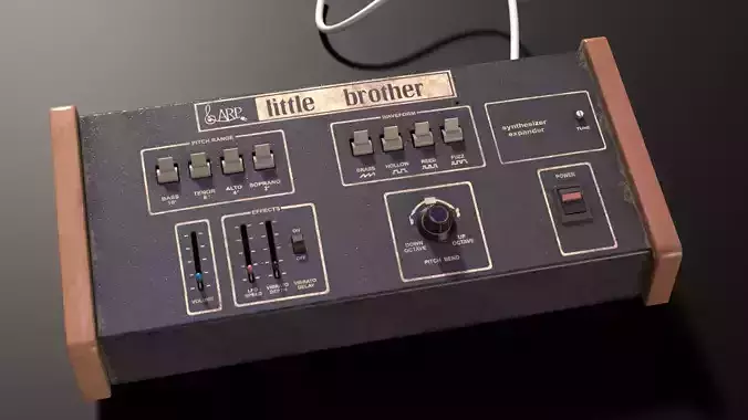 ARP Little Brother Vintage Synthesizer 3D model