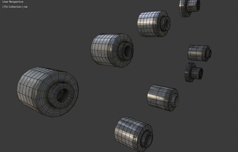 ARP Little Brother Vintage Synthesizer 3D model_33