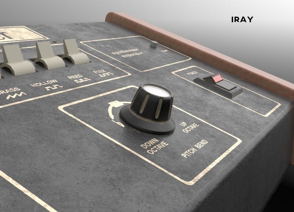 ARP Little Brother Vintage Synthesizer 3D model_29