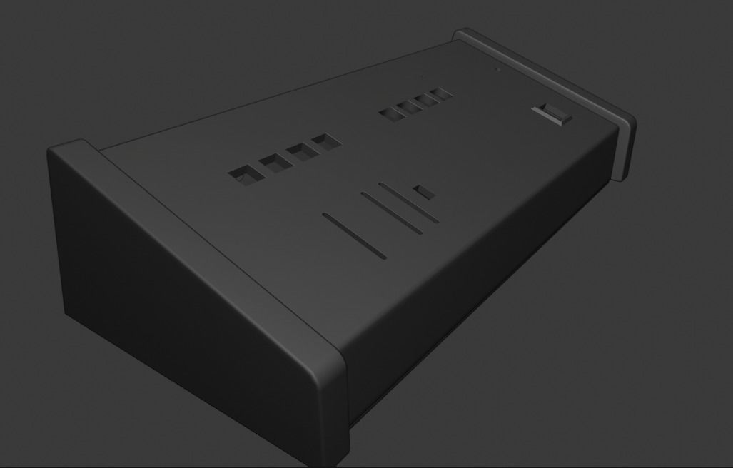 ARP Little Brother Vintage Synthesizer 3D model_15