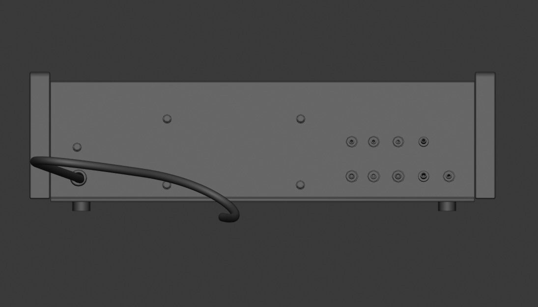 ARP Little Brother Vintage Synthesizer 3D model_10