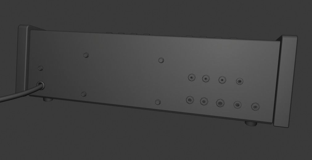 ARP Little Brother Vintage Synthesizer 3D model_14