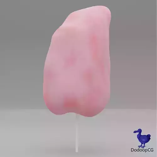 Cotton Candy - Dessert 3D Model