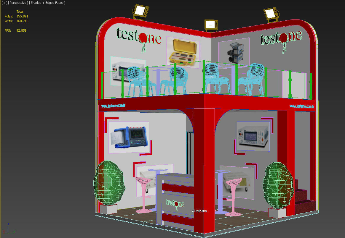 Exhibition Stand - ST0038 3D model_4